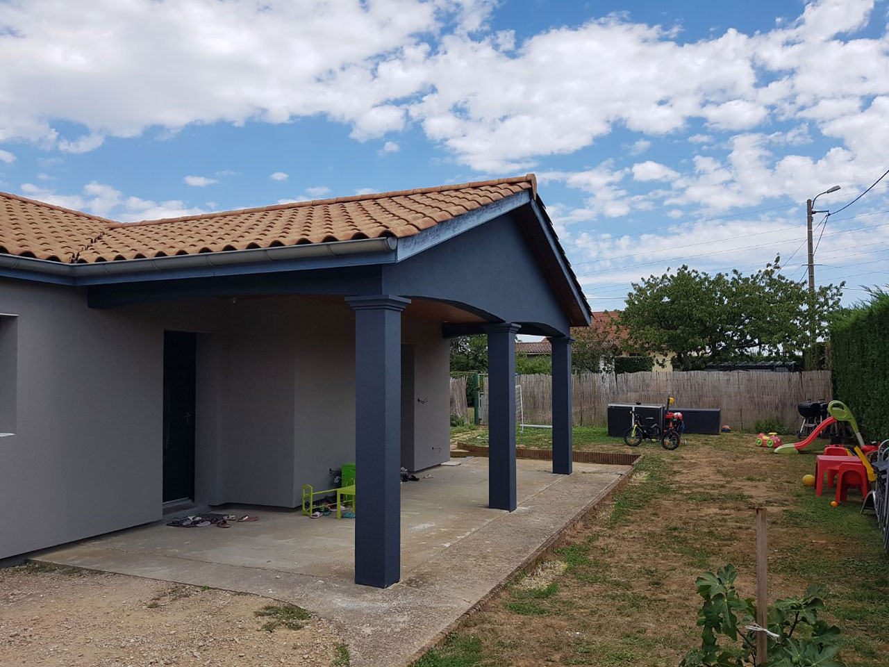 Façade rénovée à Macon