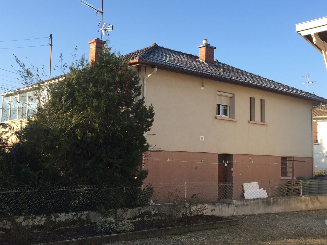 peintureÉtat de la façade avant la rénovation