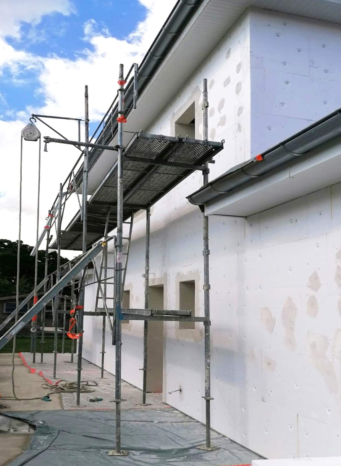 Isolation thermique par l'extérieur d'une maison au Pont-de-Beauvoisin