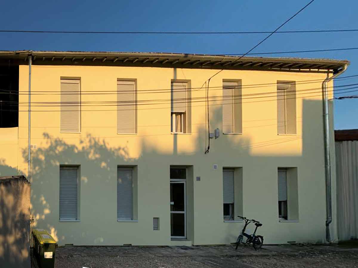 Maison après des travaux d'isolation extérieur à Décines-Charpieu